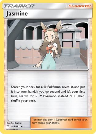 Jasmine 145/181  - Reverse Holofoil SM  Team Up - Uncommon
