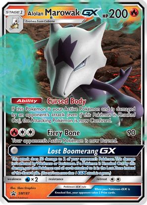Alolan Marowak GX - SM187 - SM Promos