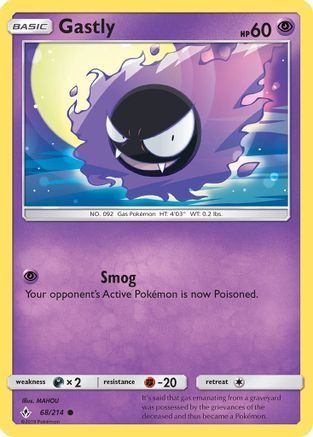 Gastly (68) 068/214  SM  Unbroken Bonds - Common