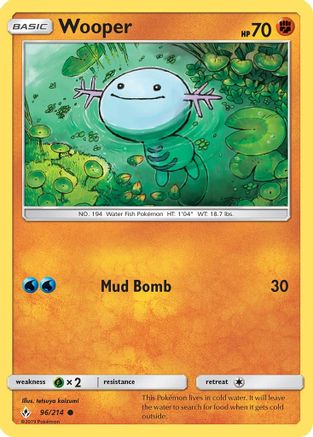 Wooper 096/214  SM  Unbroken Bonds - Common