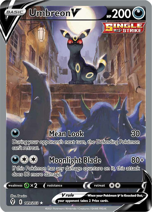 Umbreon V - 189/203 - Alternate Art Ultra Rare