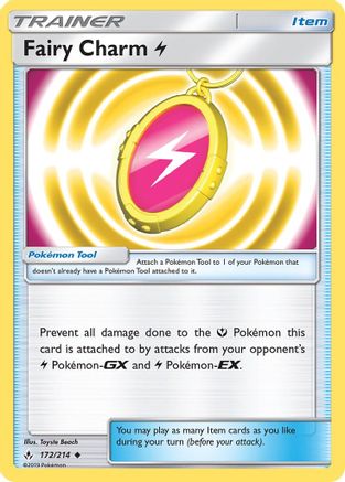 Fairy Charm L 172  SM  Unbroken Bonds - Uncommon