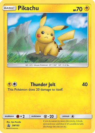 Pikachu - SM183 - SM Promos