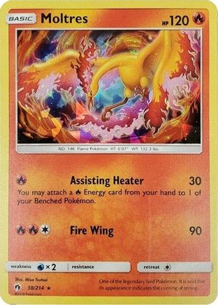 Moltres 038/214  - Holofoil Deck Exclusives - Holo Rare