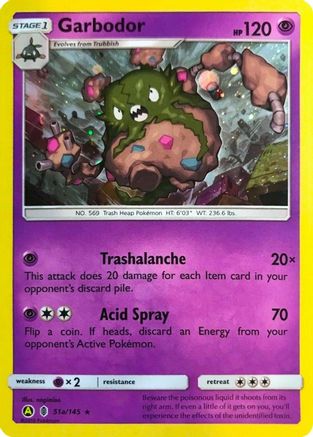 Garbodor (Cosmos Holo) - 051a/145 - Alternate Art Promos