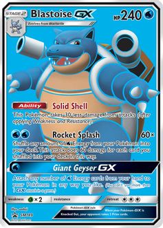 Blastoise GX - SM189 - SM Promos