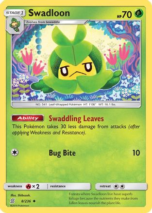 Swadloon 008/236  SM  Unified Minds - Uncommon