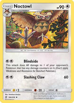 Noctowl 166/236  SM  Unified Minds - Uncommon