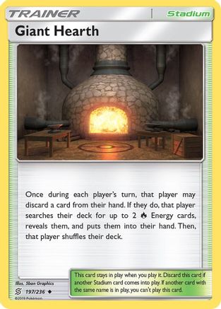 Giant Hearth 197/236  SM  Unified Minds - Uncommon