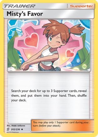 Misty's Favor 202/236  SM  Unified Minds - Uncommon