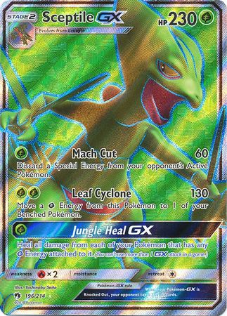 Sceptile GX (Full Art) - 196/214 - Ultra Rare
