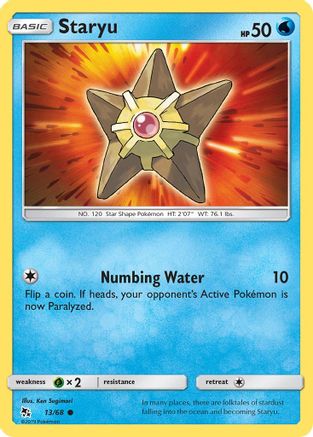 Staryu 013/68  Hidden Fates - Common