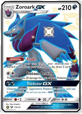 Zoroark GX - 077a/073 - Alternate Art Promos