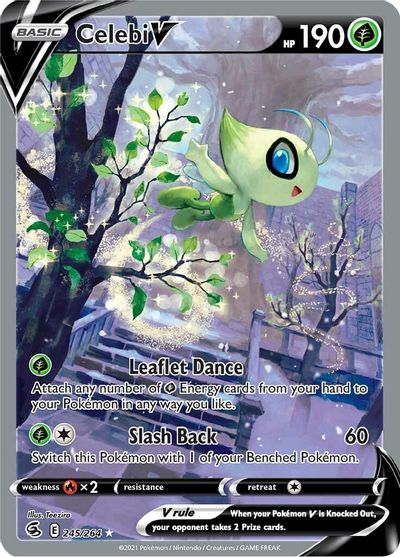 Celebi V - 245/264 - Alternate Art Ultra Rare