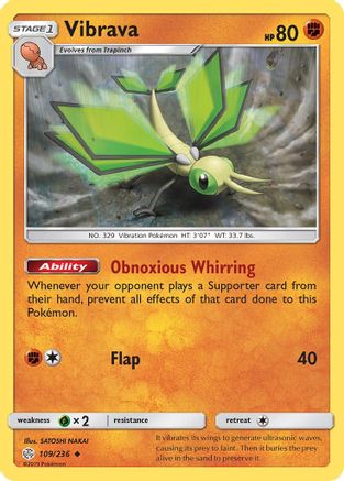 Vibrava 109/236  SM  Cosmic Eclipse - Uncommon