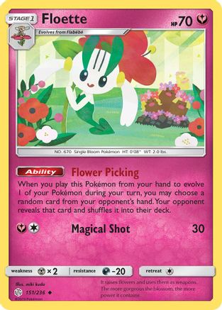 Floette 151/236  SM  Cosmic Eclipse - Uncommon