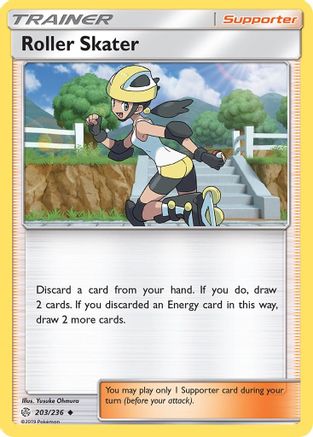 Roller Skater 203/236  - Reverse Holofoil SM  Cosmic Eclipse - Uncommon