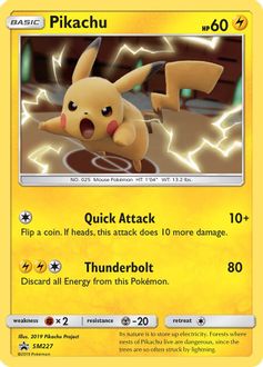 Pikachu - SM227 - SM Promos