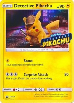 Detective Pikachu - SM170 - SM Promos