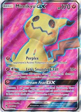 Mimikyu GX (Full Art) - 206/214 - Ultra Rare - (VLP)