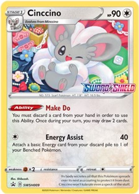 Cinccino (Prerelease) - SWSH009 - SWSH Promos