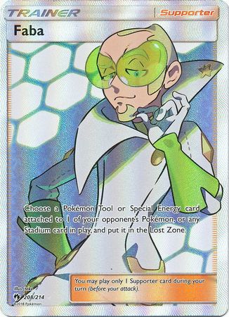 Faba (Full Art) - 208/214 - Ultra Rare