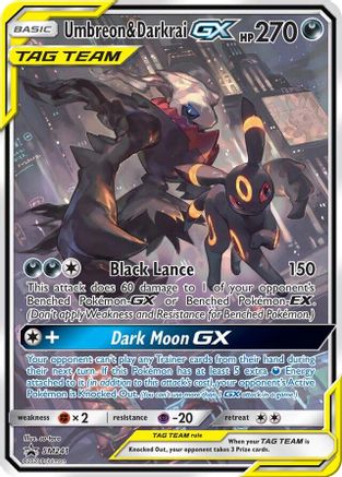 Umbreon & Darkrai GX SM241  - Holofoil Jumbo Cards - Promo