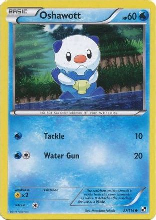 Oshawott (Cosmos Holo) - 027/114 - Alternate Art Promos