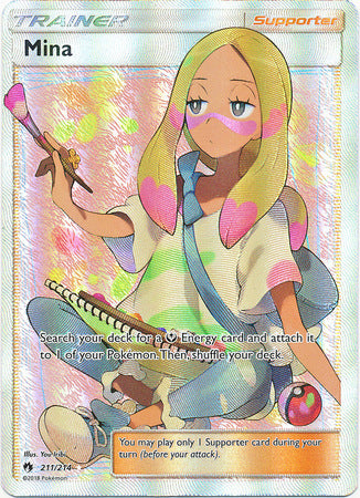 Mina (Full Art) - 211/214 - Ultra Rare