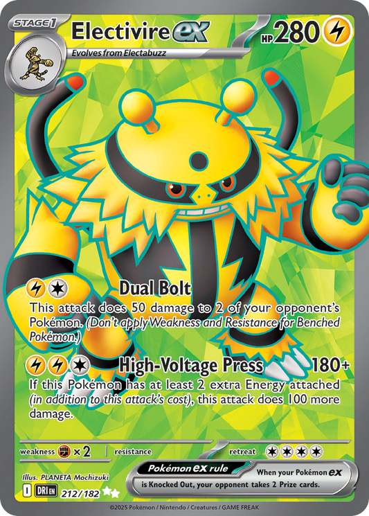Electivire ex - 212/182 - Ultra Rare