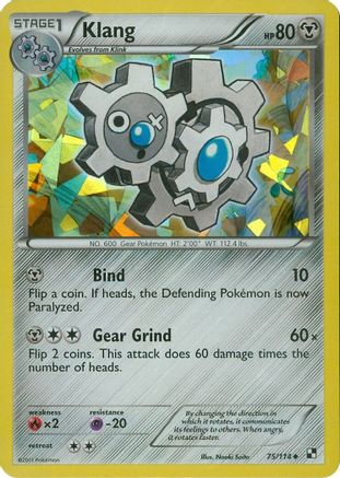 Klang 075/114  - Reverse Holofoil Blister Exclusives - Promo