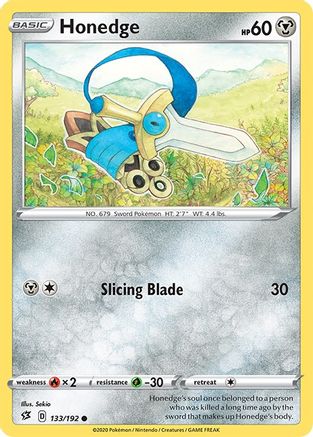 Honedge 133/192  SWSH02 Rebel Clash - Common