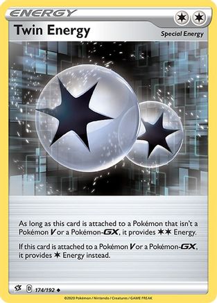 Twin Energy 174/192  - Reverse Holofoil SWSH02 Rebel Clash - Uncommon