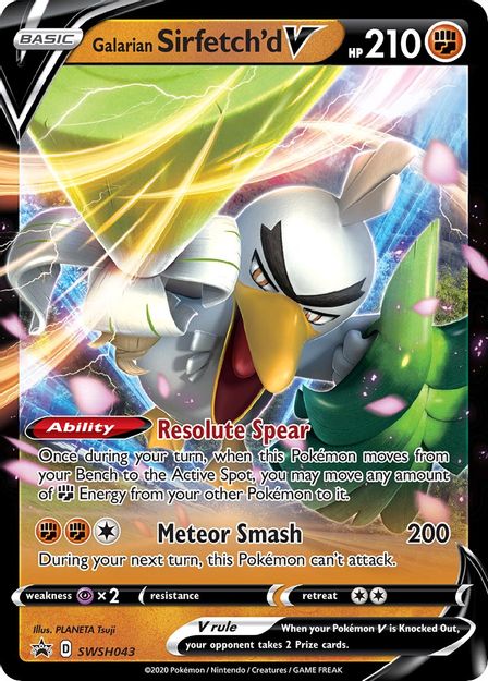 Galarian Sirfetch'd V - SWSH043 - SWSH Promos