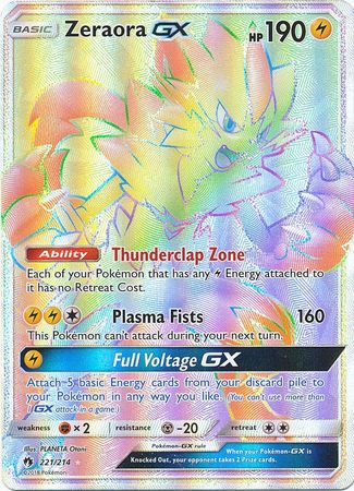 Zeraora GX (Secret) - 221/214 - Secret Rare
