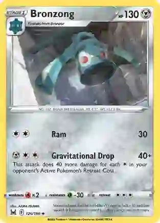 Bronzong - 126/196 - Uncommon - Reverse Holo