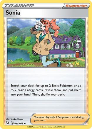 Sonia 065/73  - Reverse Holofoil Champions Path - Uncommon