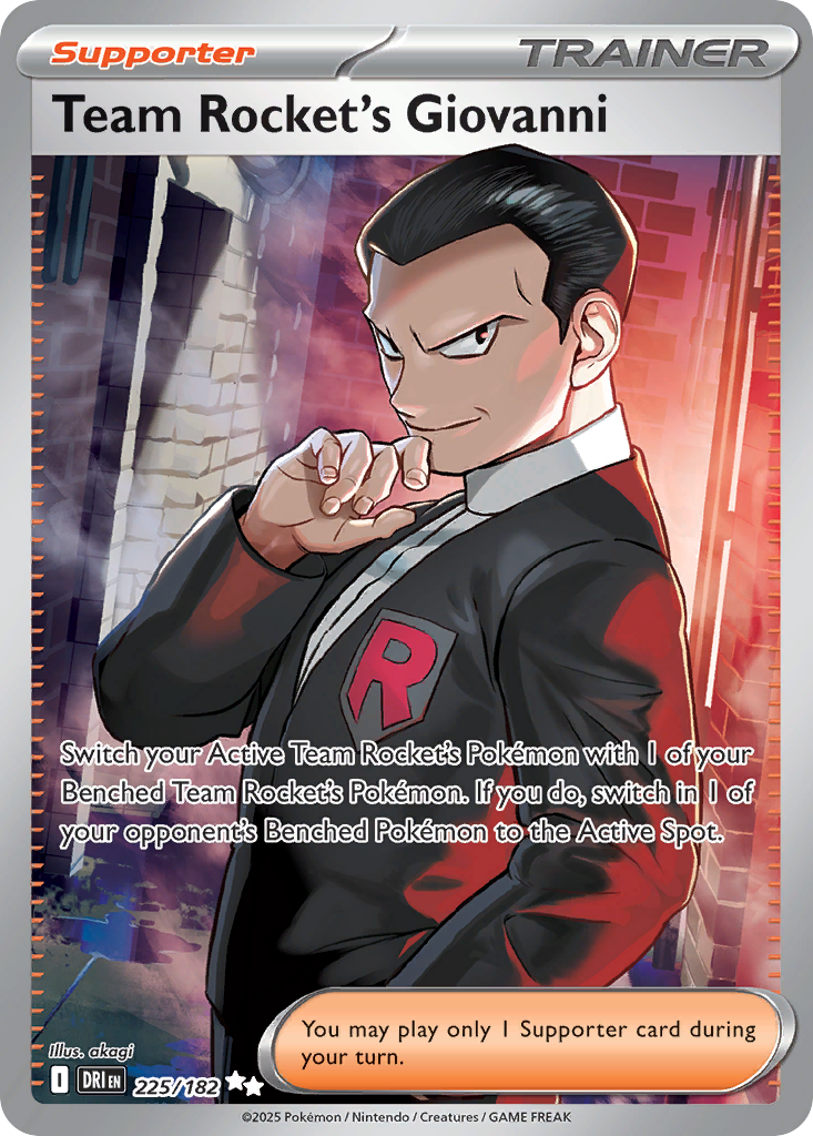 Team Rocket's Giovanni - 225/182 - Ultra Rare