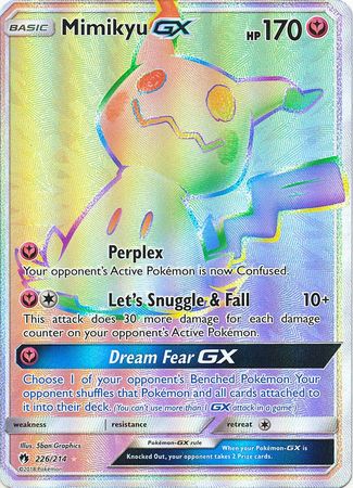 Mimikyu GX (Secret) - 226/214 - Secret Rare