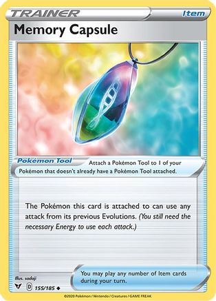 Memory Capsule 155/185  - Reverse Holofoil SWSH04 Vivid Voltage - Uncommon