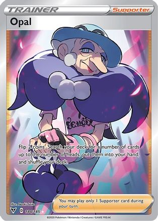 Opal (Full Art) 184/185  - Holofoil SWSH04 Vivid Voltage - Ultra Rare