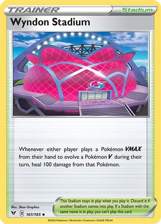 Wyndon Stadium 161/185  - Reverse Holofoil SWSH04 Vivid Voltage - Uncommon