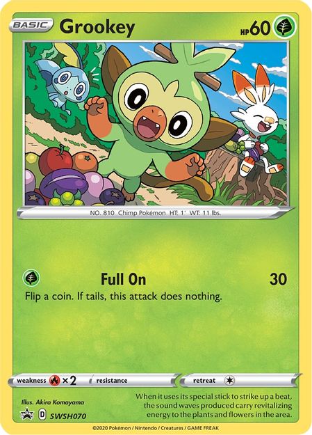 Grookey - SWSH070 - SWSH Promos