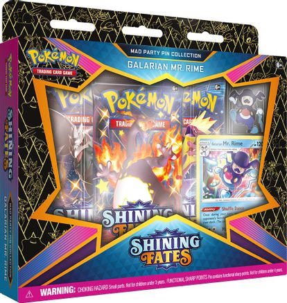 Shining Fates Mad Party Pin Collection [Galarian Mr. Rime]