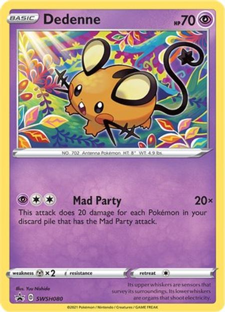 Dedenne - SWSH080 - SWSH Promos