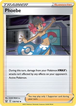 Phoebe 130/163  SWSH05 Battle Styles - Uncommon
