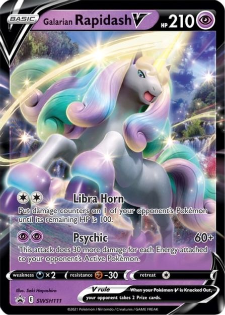 Galarian Rapidash V - SWSH111 - SWSH Promos