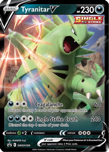 Tyranitar V - SWSH109 - SWSH Promos