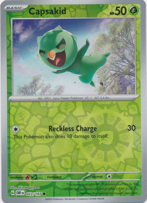 Capsakid - 023/197 - Common - Reverse Holo