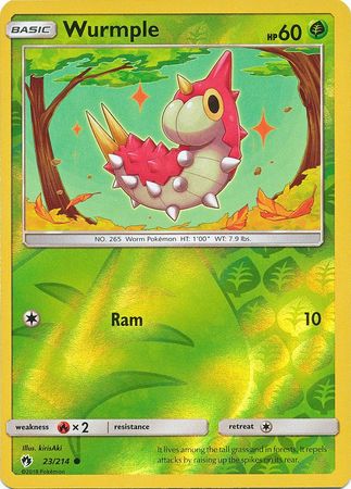 Wurmple - 23/214 - Common - Reverse Holofoil
